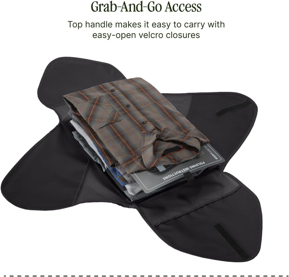 Eagle Creek Pack-It Reveal Garment Folder, Large, Black