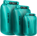 Frelaxy Waterproof Dry Bag 3 Pack, Lightweight Ripstop Dry Sack Set