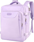 Carry on Backpack, 40L Flight Approved Large Travel Laptop Backpack, 17 Inch Water Resistant Luggage Computer Daypack College Weekender Overnight Bag for Men & Women, purple