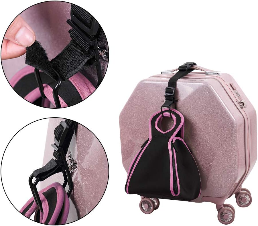 Vigorport Luggage Hook Strap, J Hook for Add A Bag Luggage Travel Essential