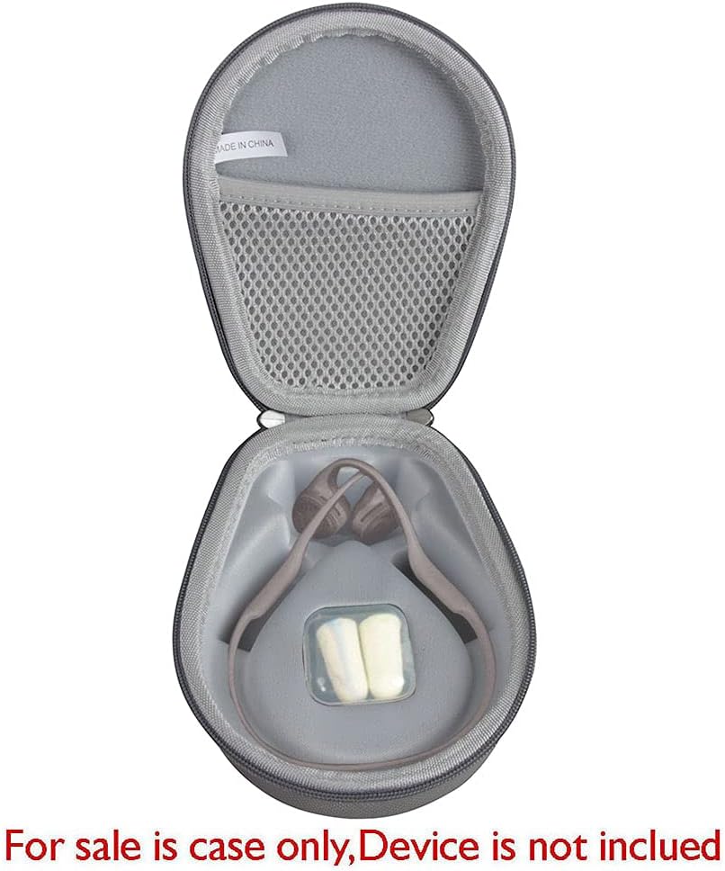 Hermitshell Case for AfterShokz Trekz Air/AfterShokz Aeropex/Titanium Mini/Shokz OpenRun Pro/SHOKZ OpenRun Pro 2 Open Ear Wireless Bone Conduction Headphones AS650 / AS800 (Grey)