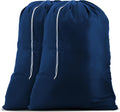 Handy Laundry Bags Nylon Extra Large - Heavy Duty - 2-Pack, Navy Blue