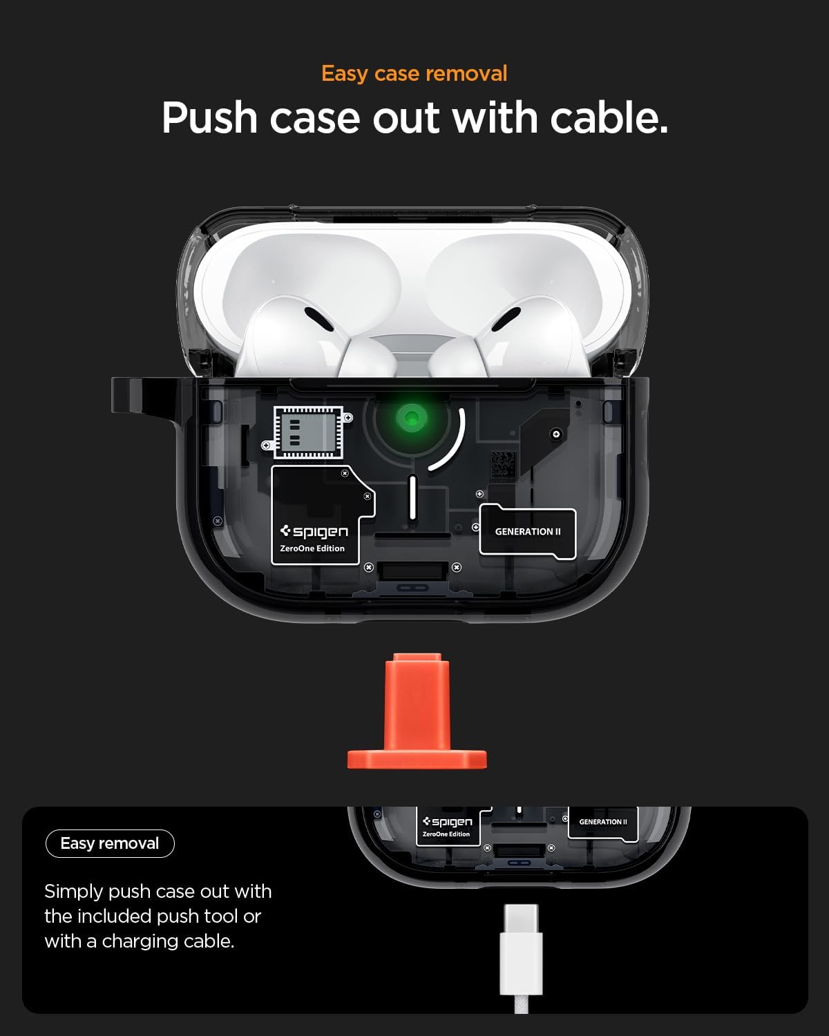 Spigen Ultra Hybrid MagFit Case Designed for AirPods Pro 3 Case (2025)