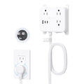 TROND Flat Power Strip with 360° Rotating Plug