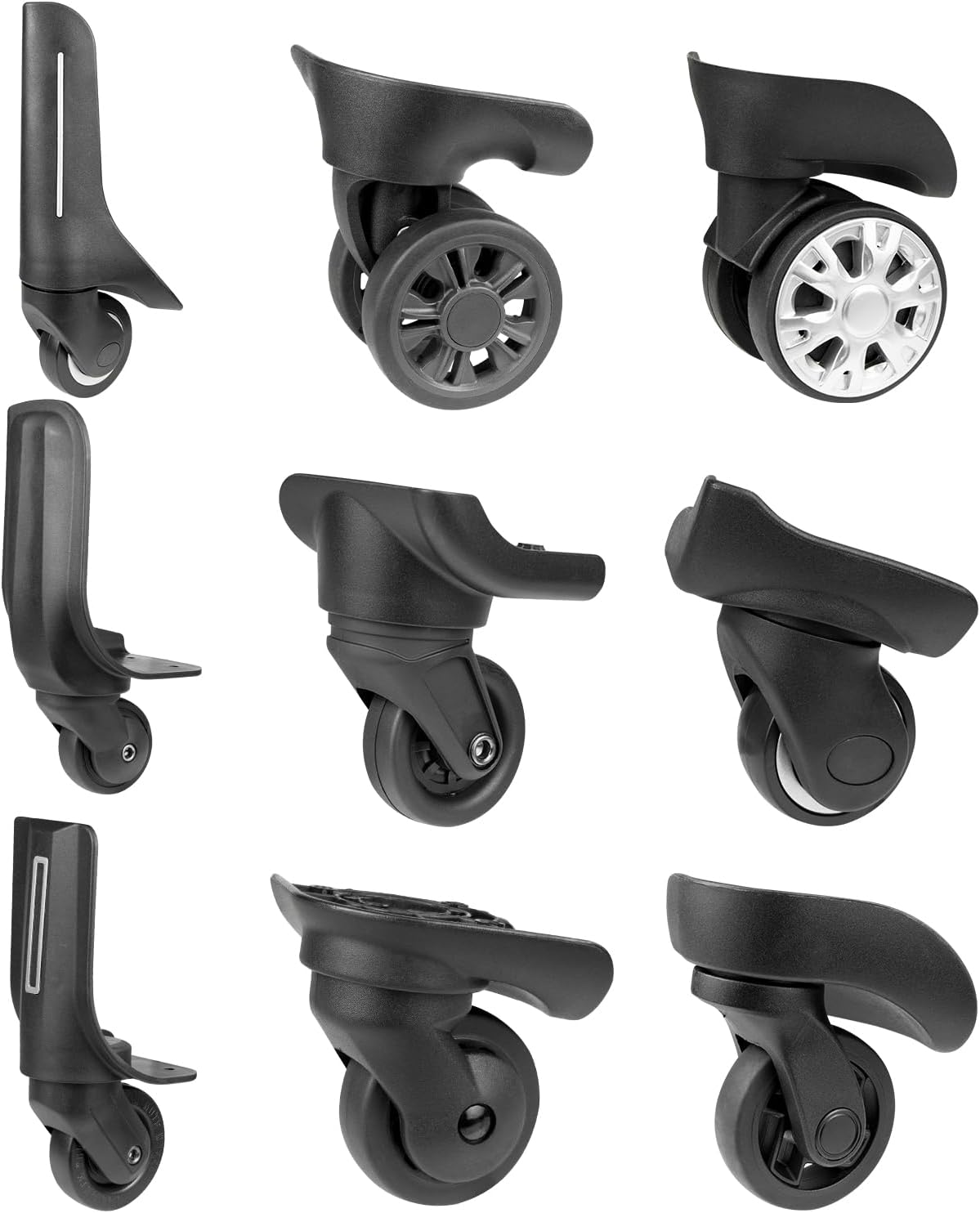 Wheels for Swiss Gear Luggage, Replacement Kit for Spinner Suitcase(F-30)