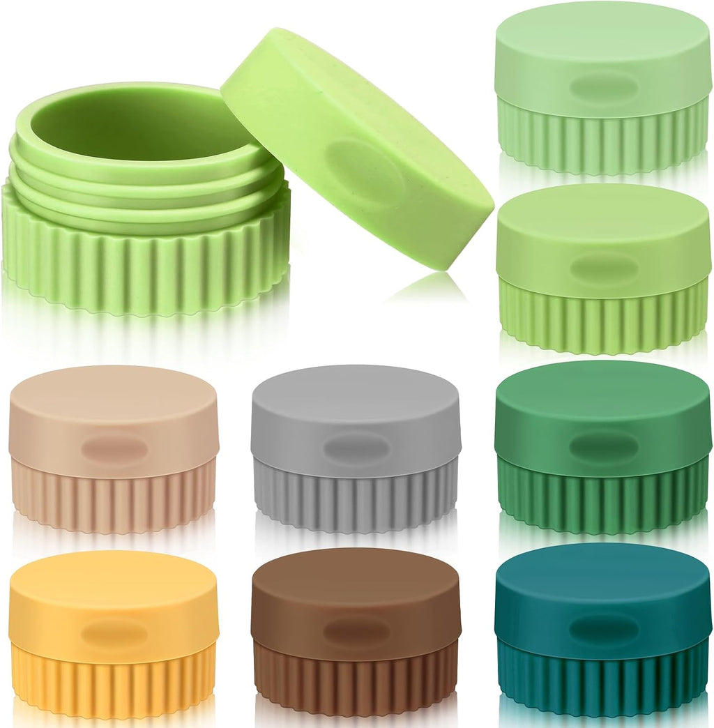 Maxcheck 8 Pcs 0.68oz Small Travel Containers for Toiletry, Fresh Color