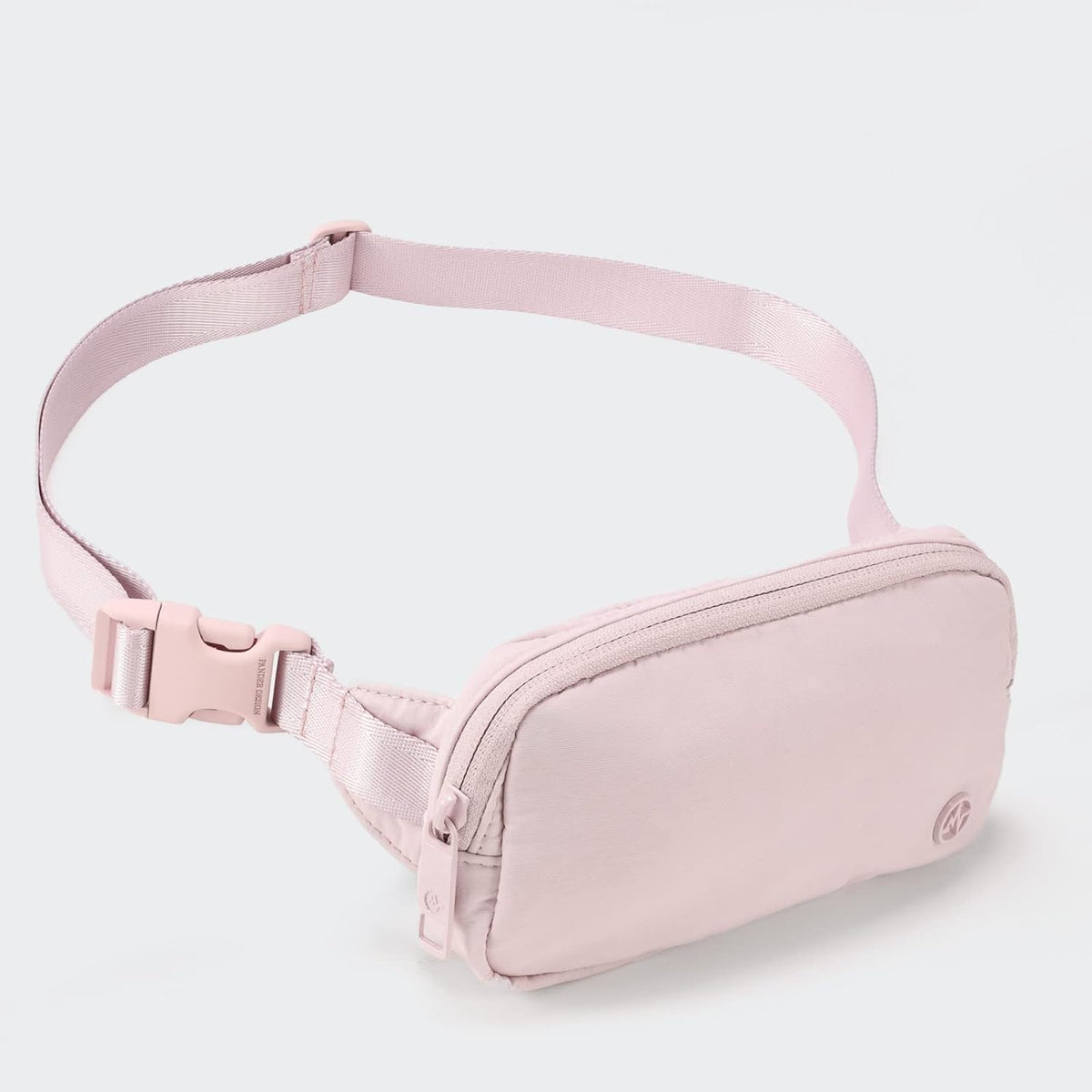 Pander Mini Belt Bag – Ultra Compact, Fits 6.7” Phone, Lipstick, Earbuds, Essentials, Small Crossbody Waist Purse, Pink