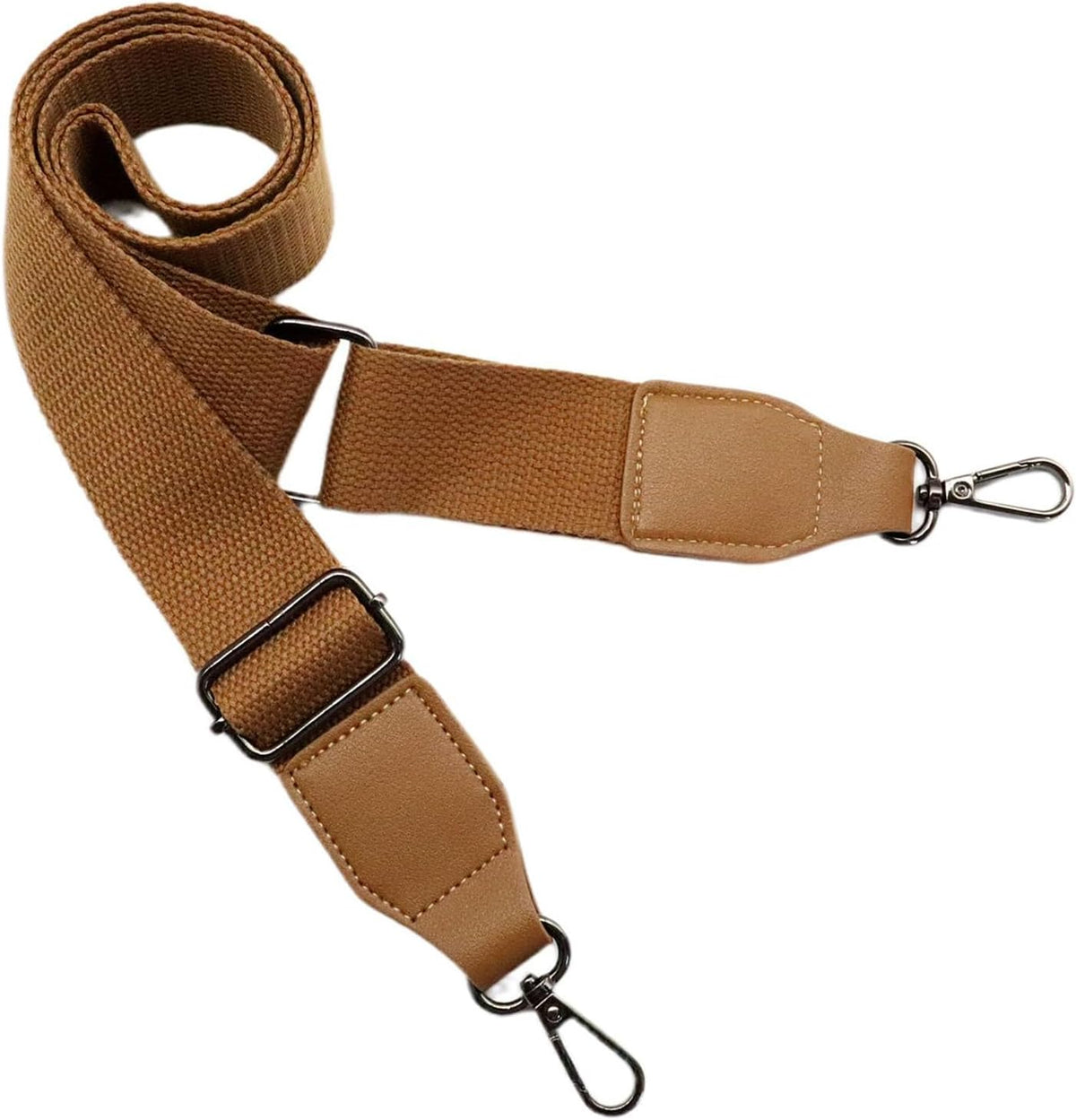 Universal Leather & Canvas Replacement Purse Straps – 1.5” Wide Crossbody Strap for Handbags, Luggage & Cossbody Bags(Adjustable, 55" Long)