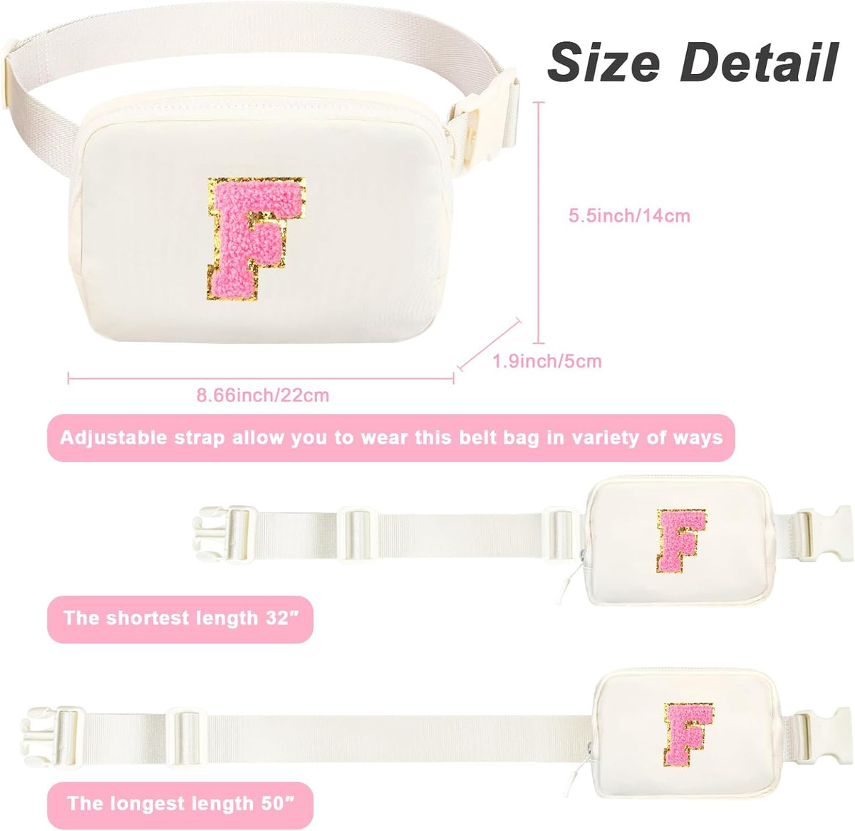 Christmas Birthday Gifts for Girls kids Initial Gift for 4-13 Teens (F)