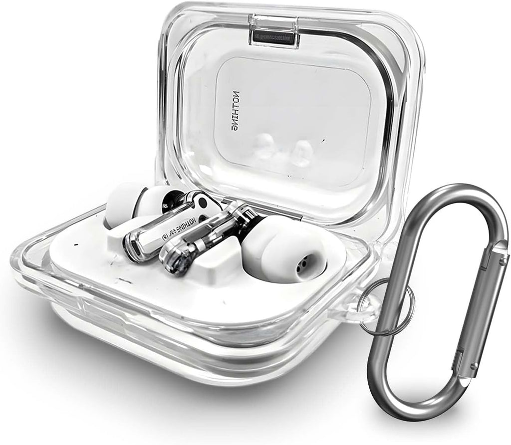 for Nothing Ear (a) Clear Case with Keychain