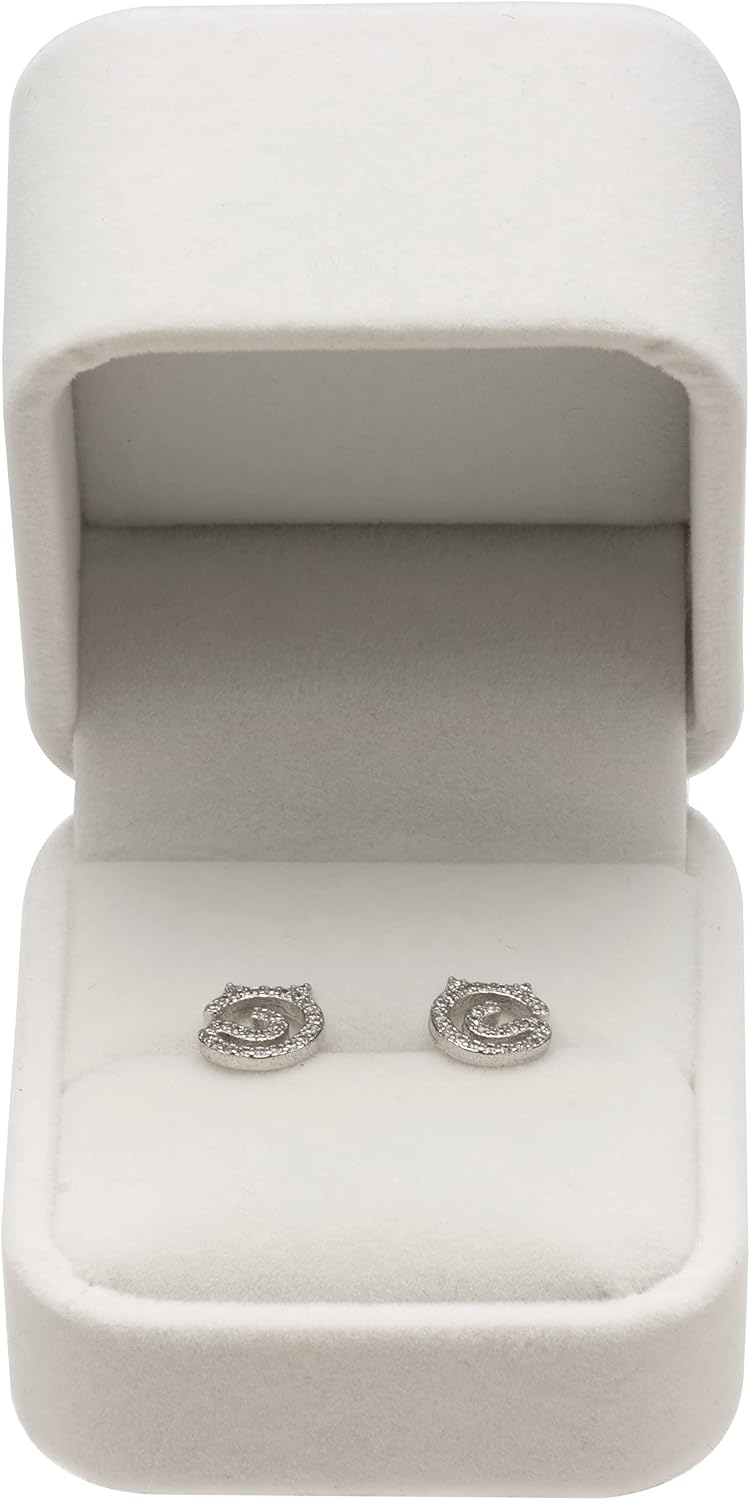 Velvet Single Ring Box Case Holder for Engagement Proposal Birthday Wedding,Jewelry Ring Gift Box Jewelry Packaging Box (White)