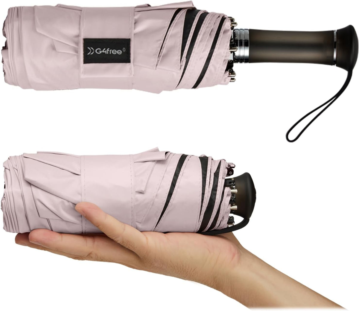 G4Free 46 Inch UPF 50+ Sun Umbrella with Extendable Built-in Handle