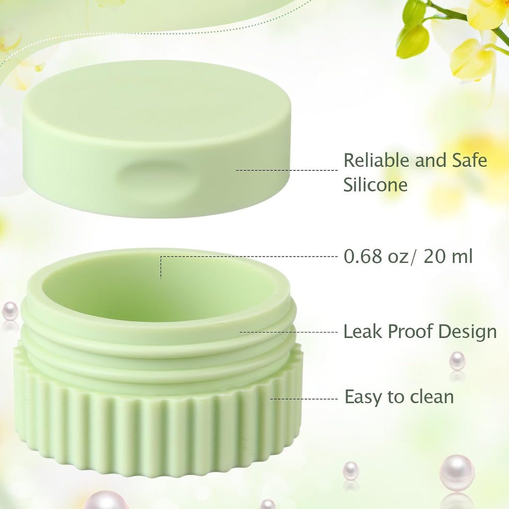 Maxcheck 8 Pcs 0.68oz Small Travel Containers for Toiletry, Fresh Color