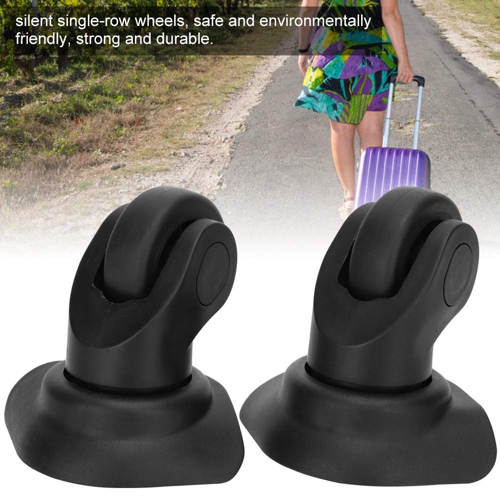 Single Row Universal Wheel, Pair of Drawbar Box Luggage Suitcase Baggage Case Wheel Replacement