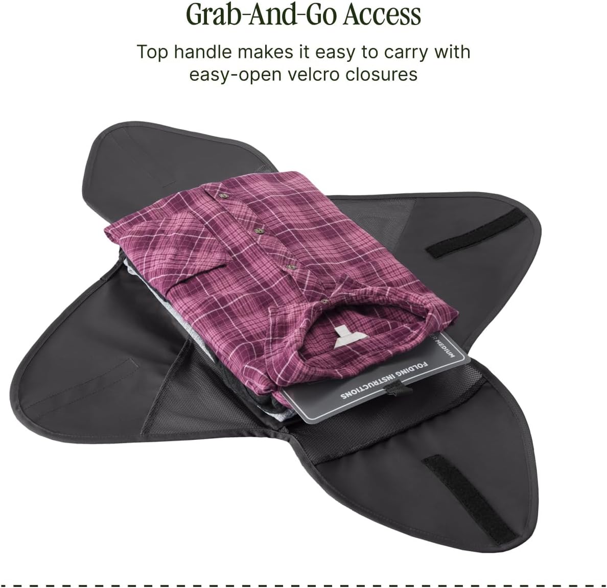 Eagle Creek Pack-It Reveal Garment Folder, Medium, Black
