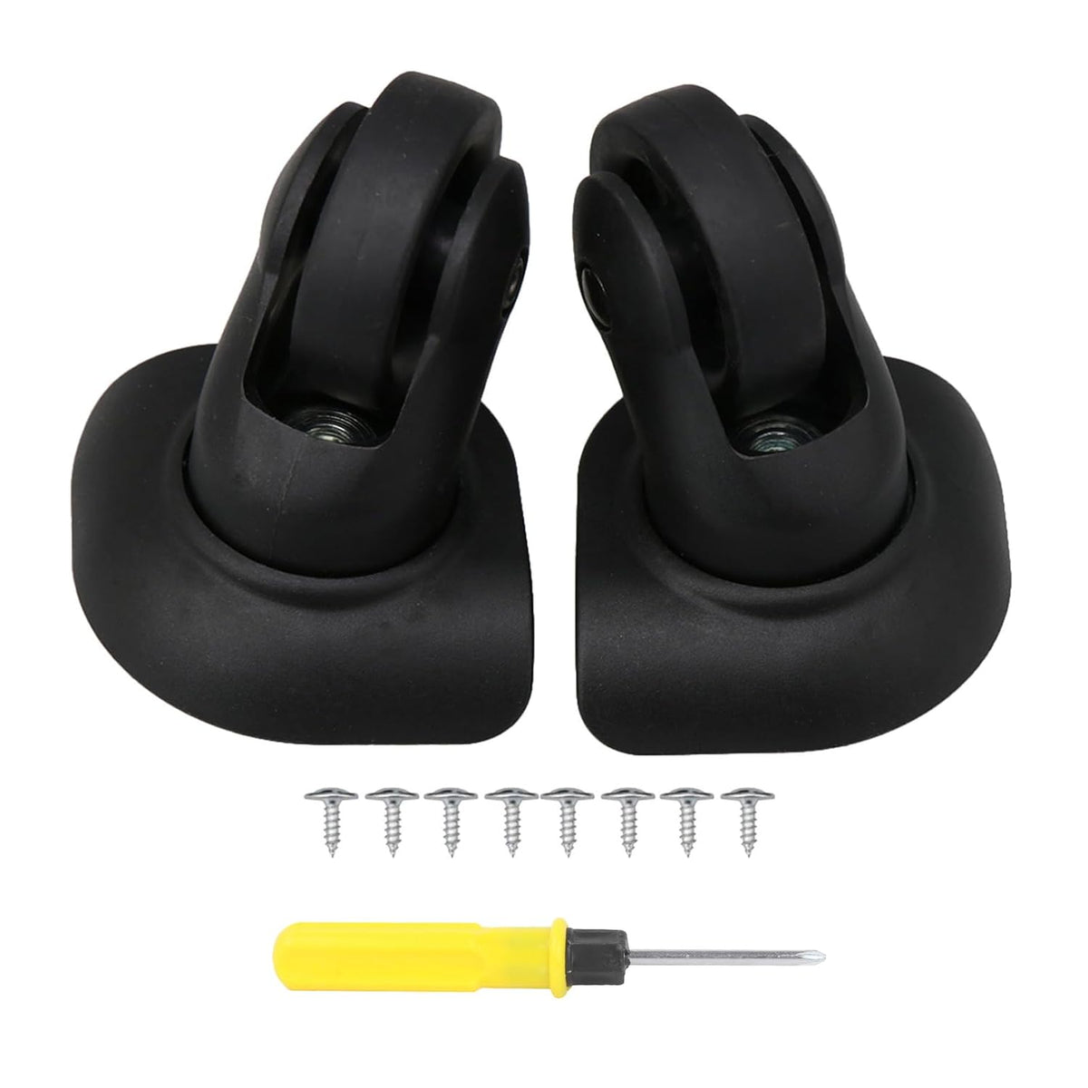 1 Pair W293 Left & Right Swivel Casters Luggage Replacement Travel Suitcase Wheels Accessory