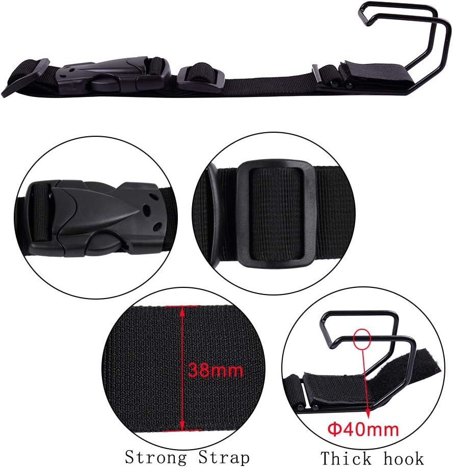 Vigorport Luggage Hook Strap, J Hook for Add A Bag Luggage Travel Essential