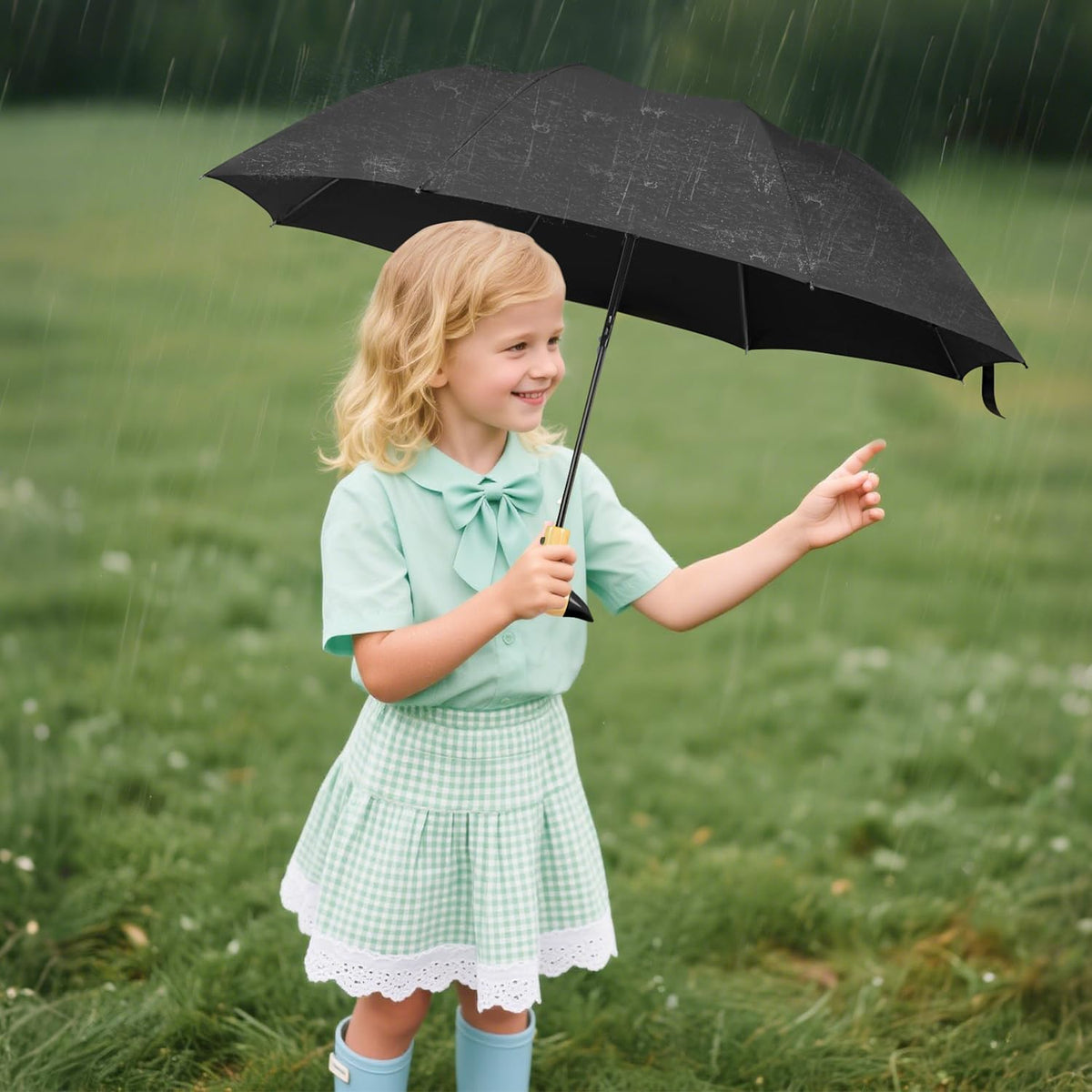 Duck Umbrella Travel Size Cute Compact Portable Waterproof for Kids Gifts