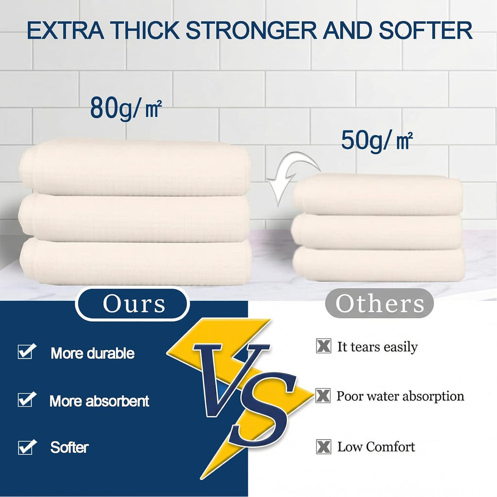 Disposable Bath Towels for Travel Thicken Soft Quick Dry 30 Pack
