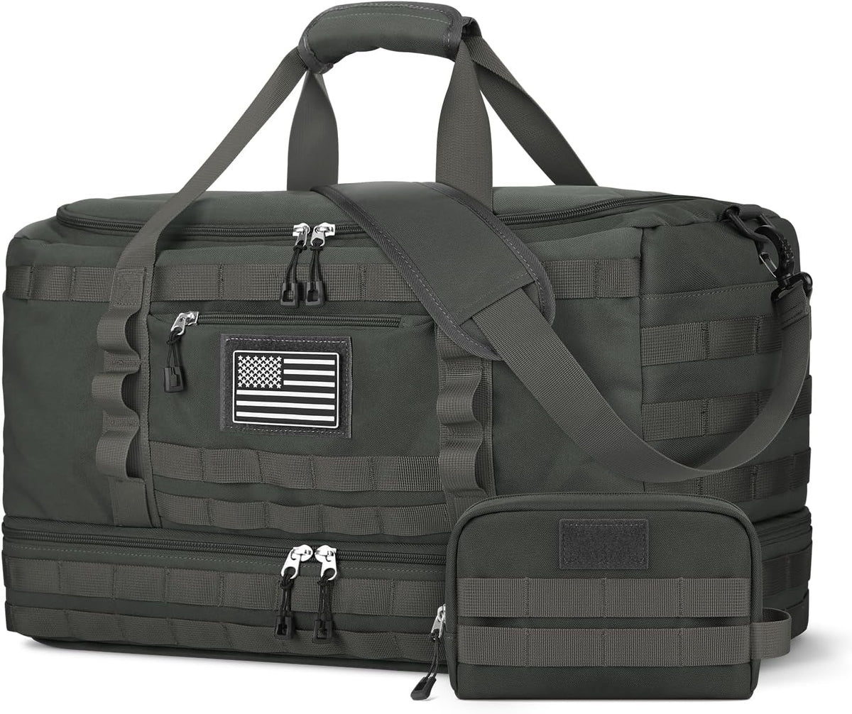 Gym Bag for Men Women, Carry on Luggage 22x14x9 Airline Approved Duffle Bag