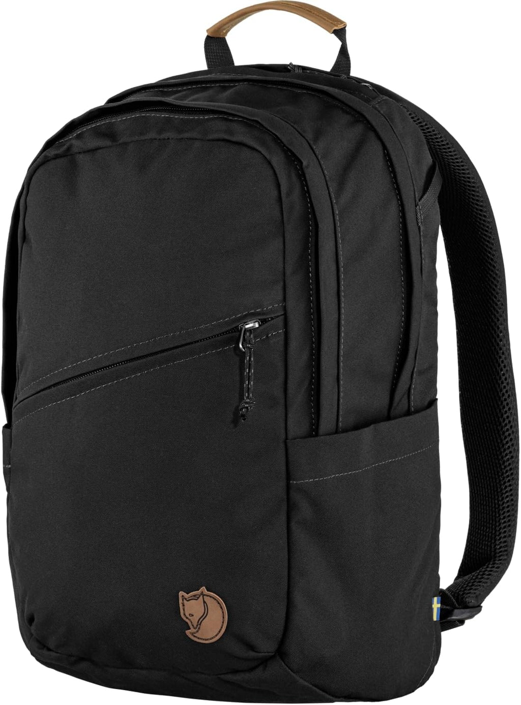 Fjällräven Raven 20 Backpack - Multi-Pocket Organization, Padded Support, Durable Fabric - Commuting, Travel, Black