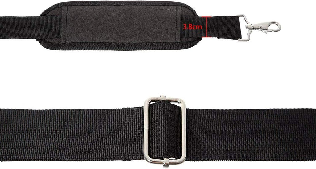 JAKAGO 61" Replacement Shoulder Strap, Padded Long Duffel Bag Strap Universal Adjustable Shoulder Belt with Non-Slip Pad
