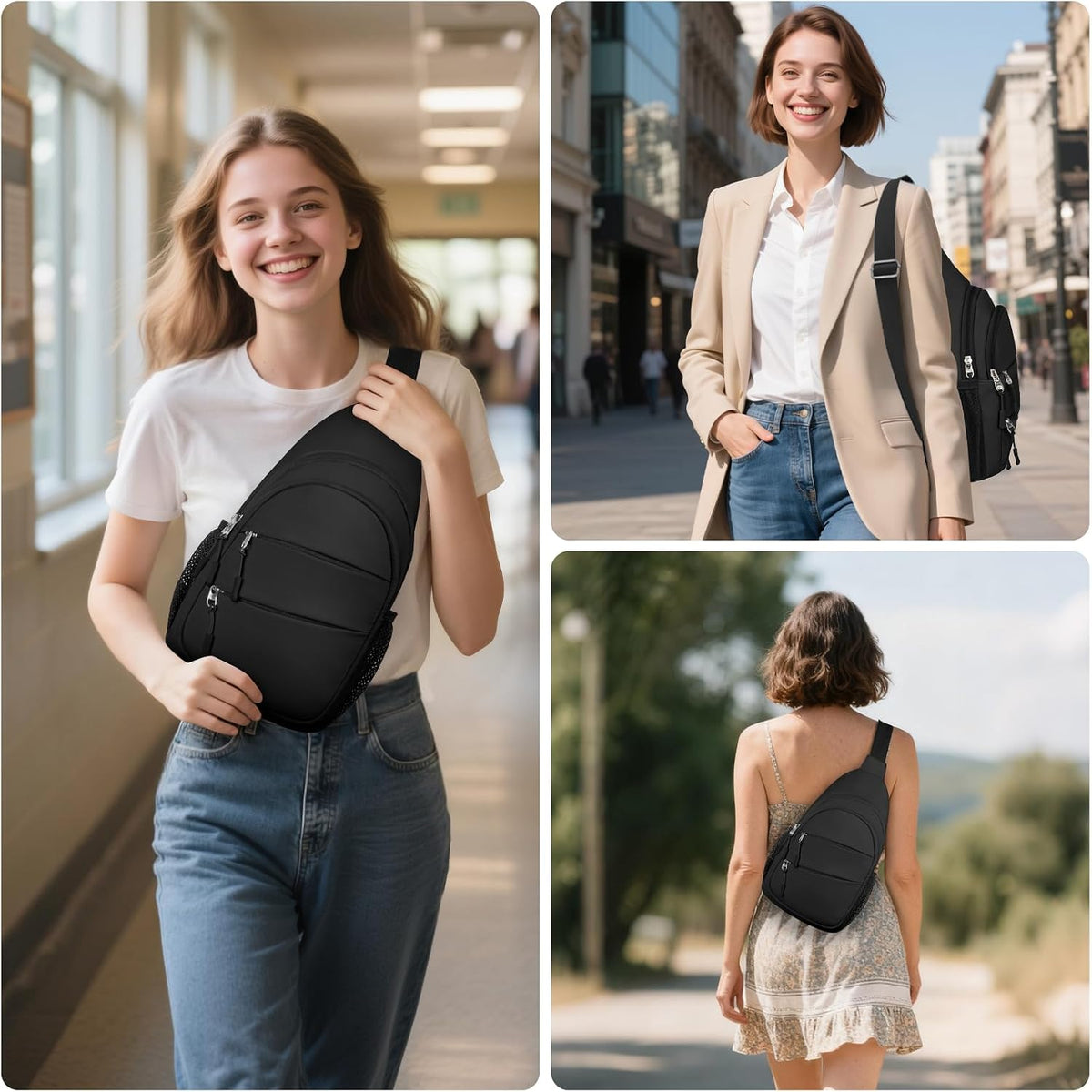Tuwubi Crossbody Bags for Women, Sling Bag for Men