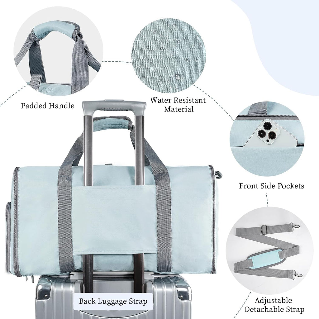 Ytonet Foldable Garment Duffle Bags for Travel, Carry On Convertible Bag