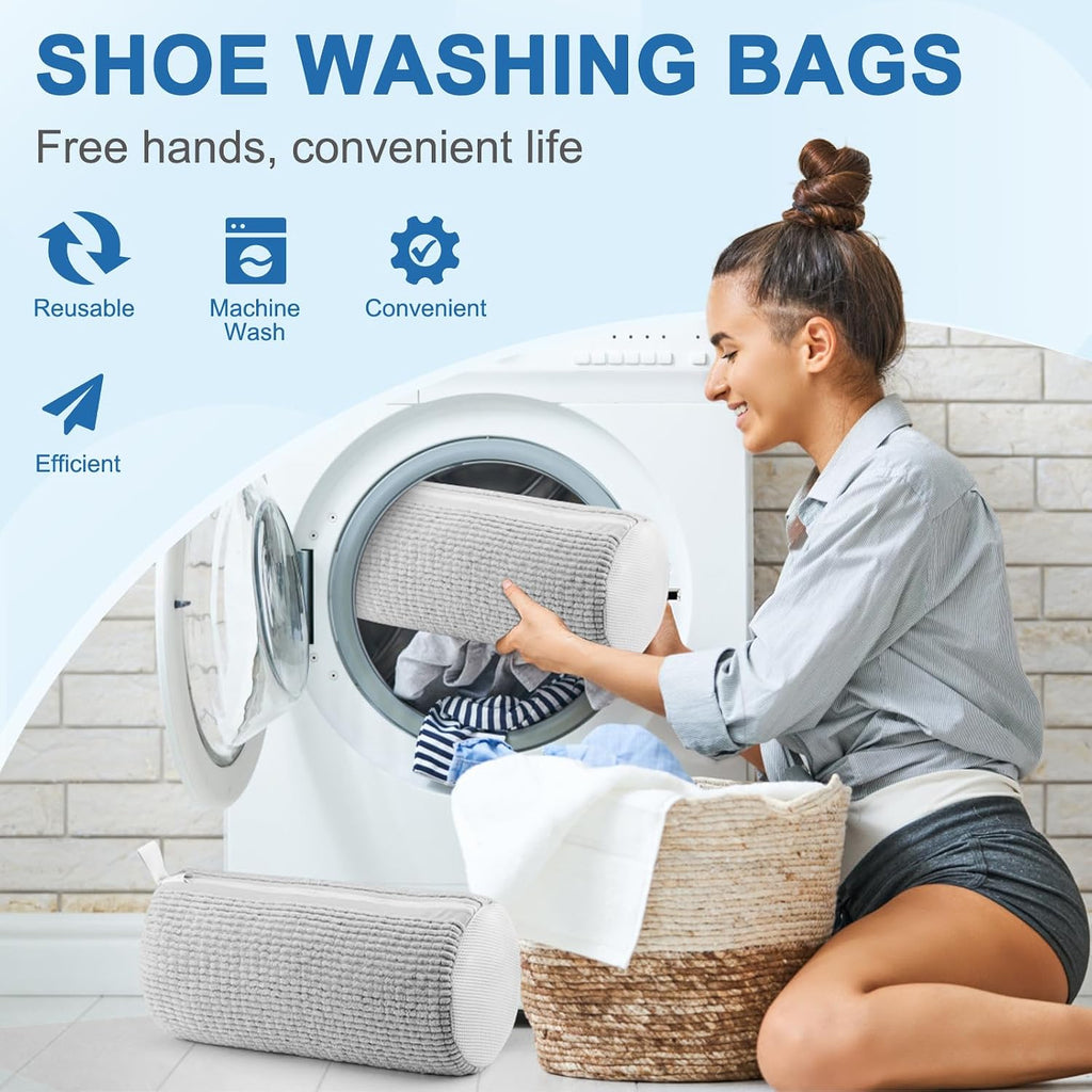 Aship Shoe Washing Machine Bag, Reusable Shoe Cleaning Bag for Sneakers,1PC