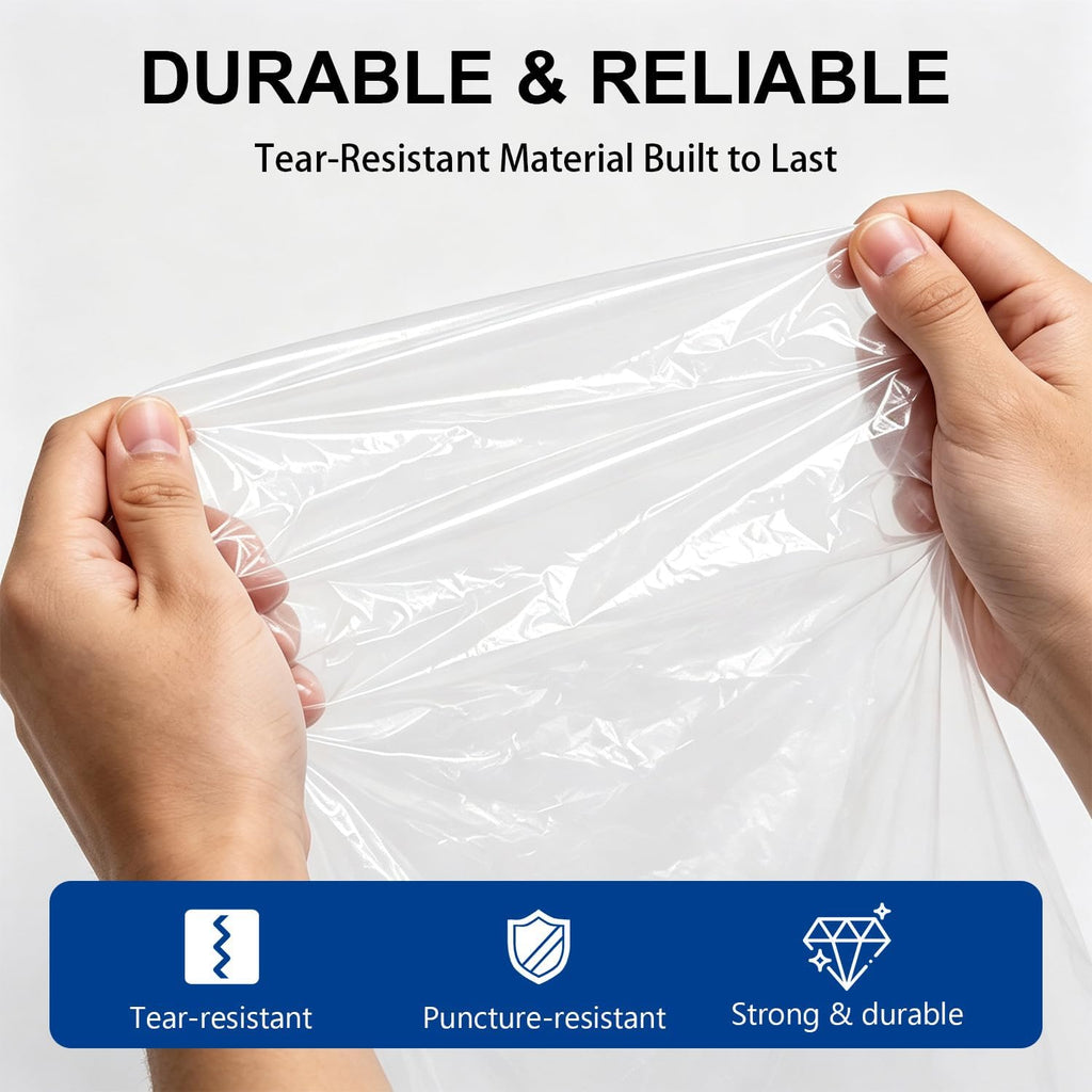 20 Pack Extra Thick Rain Ponchos for Adults with Shoe Covers Disposable