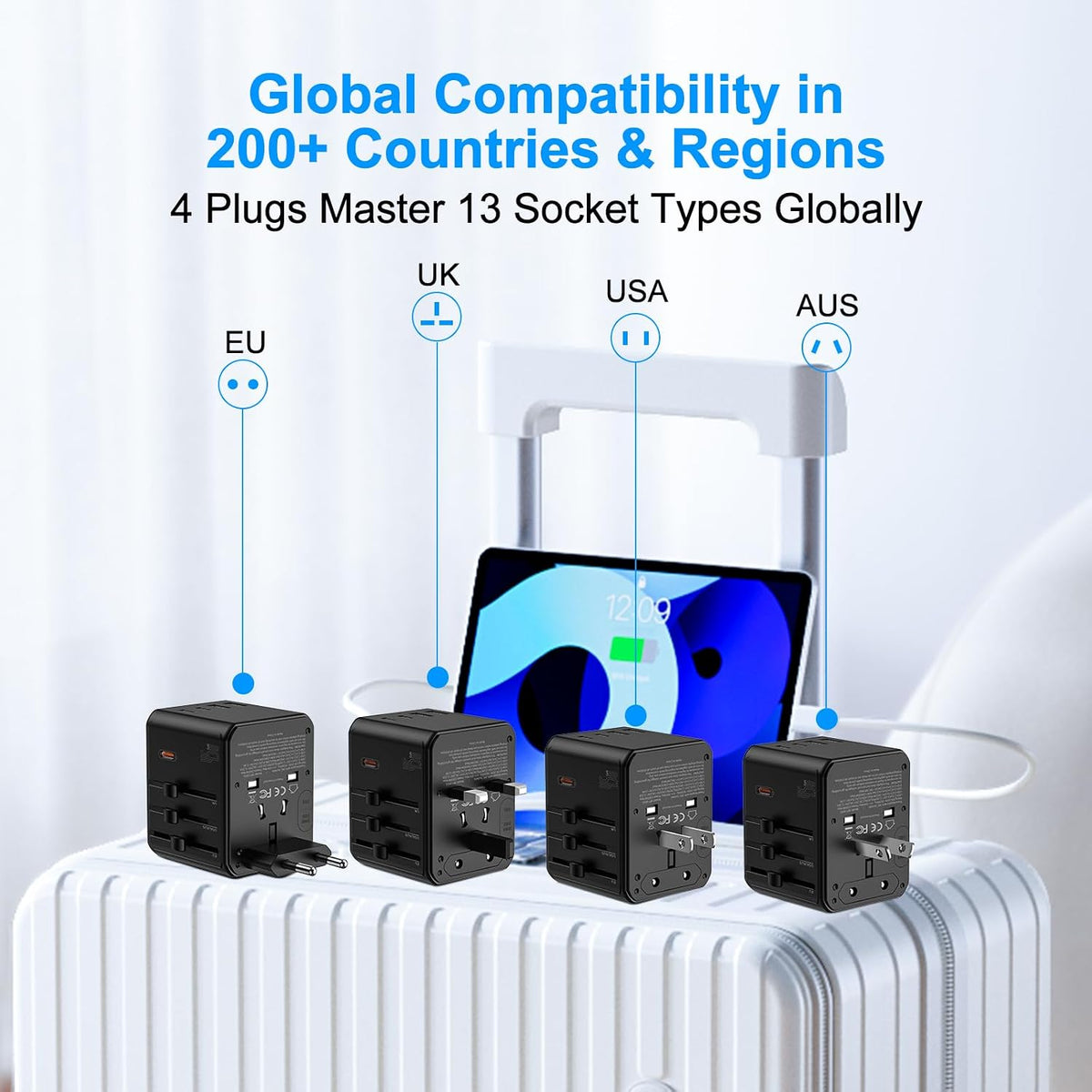 Universal Travel Adapter International Power Plug Converter