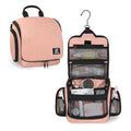 Goloni Hanging Toiletry Bag for Men Women, Water-Resistant Organizer,Pink
