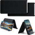 Foldable Silicone Phone Stand, 2-Pack Black, Anti-Slip, Multi-Angle