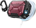 MOBOSI IP68 Waterproof Case for AirPods Pro 3, Red