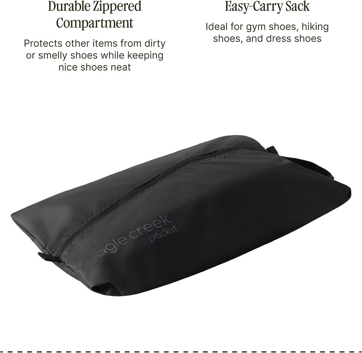 Eagle Creek Pack-It Isolate Shoe Sack, Black