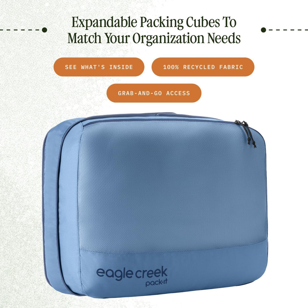 Eagle Creek Pack-It Reveal Expansion Cube, Large, Blue Dawn