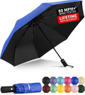 Yoobure Windproof Automatic Travel Umbrella, Compact Folding UV Sun & Rain