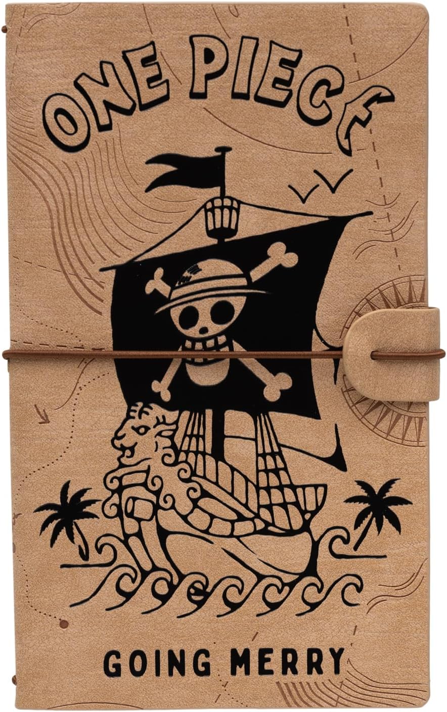 Grupo Erik One Piece Travelers Notebook 7.3x4in 80 Sheets | One Piece Gifts