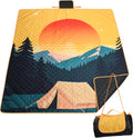 Catalonia Waterproof Picnic Blanket, Extra Large 70 x 80 Inch Outdoor Mat