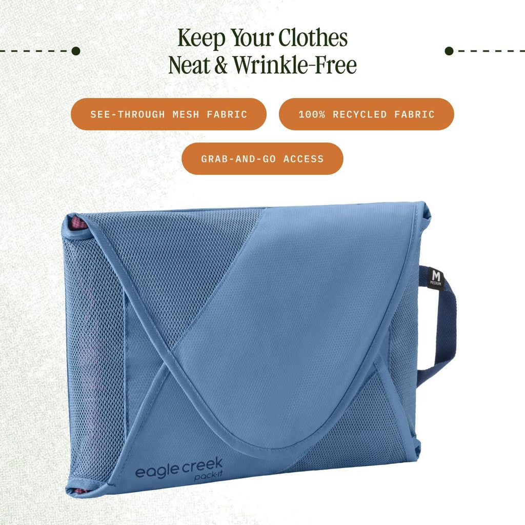 Eagle Creek Pack-It Reveal Garment Folder, Medium, Blue Dawn