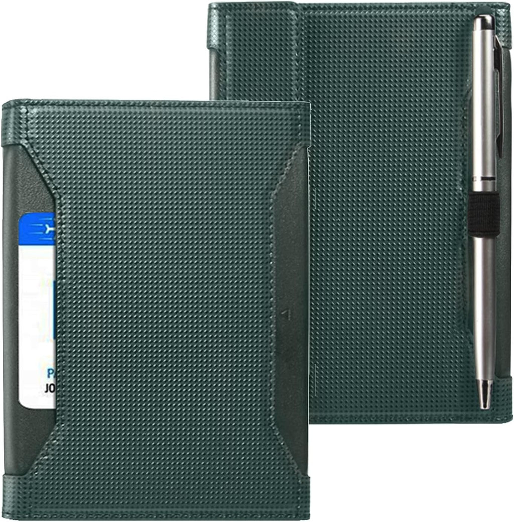 Passport Holder for Travel Essentials, RFID Blocking PU Leather Passport Wallet Cover Card holder Case Passport Book Holders for Women and Men, Dark Green