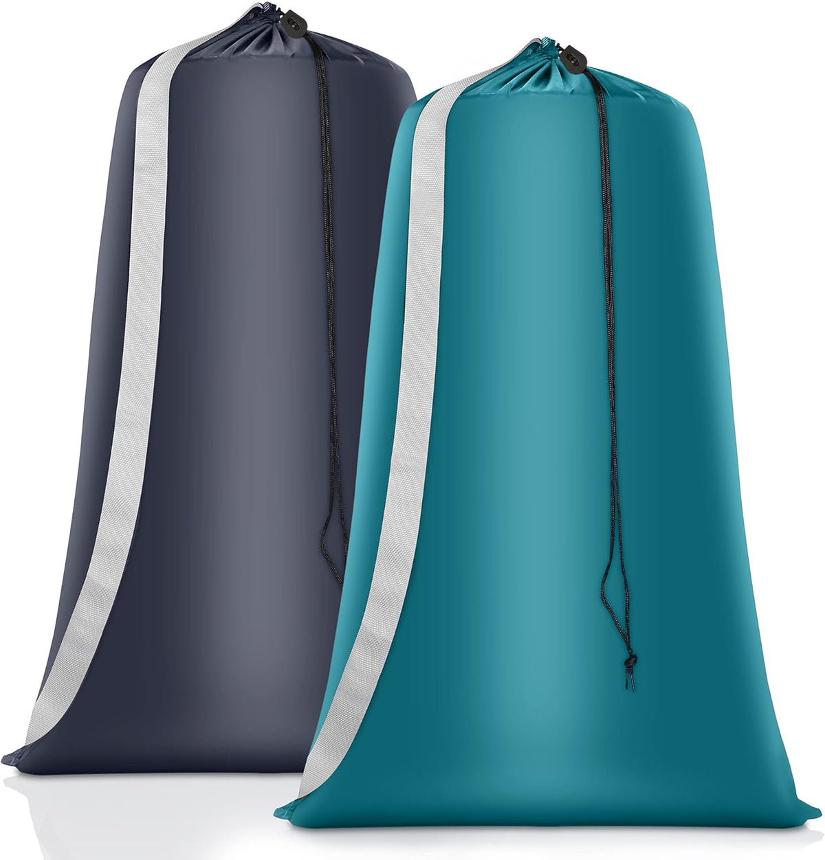 Coomee Heavy Duty Laundry Bag, 2 Pack XL Nylon Laundry Bags with Straps