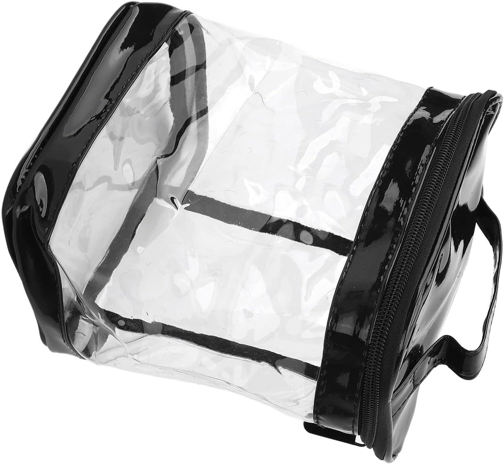 Clear Toiletry Bag, Thick Transparent PVC Travel Organizer