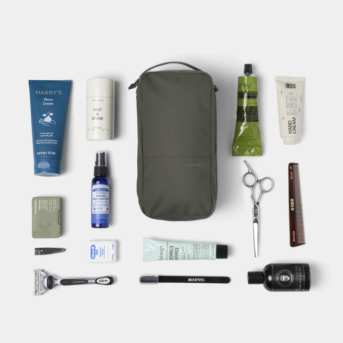 NOMATIC Toiletry Bag - Travel Toiletry Bag For Men and Women - Olive, Large