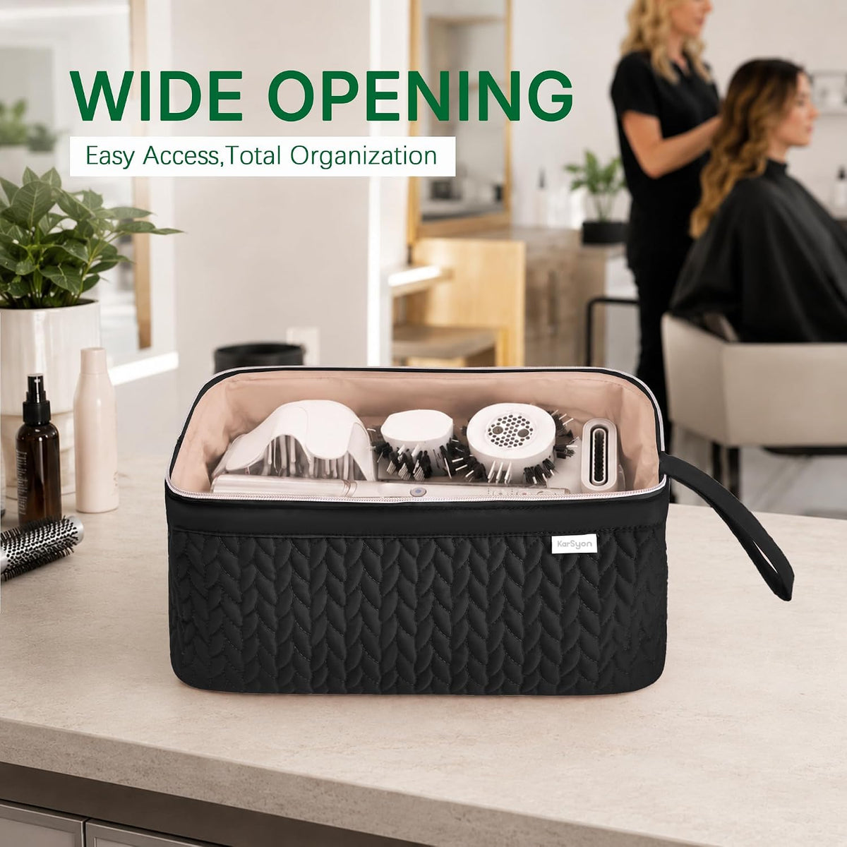 KarSyon Shark Flex Style Case for Dyson Airwrap Hair Dryer Tools Travel Bag