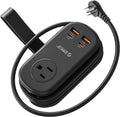 ORICO 65W GaN Travel Power Strip with 3 Outlets & 4 USB Ports (2 USB C)
