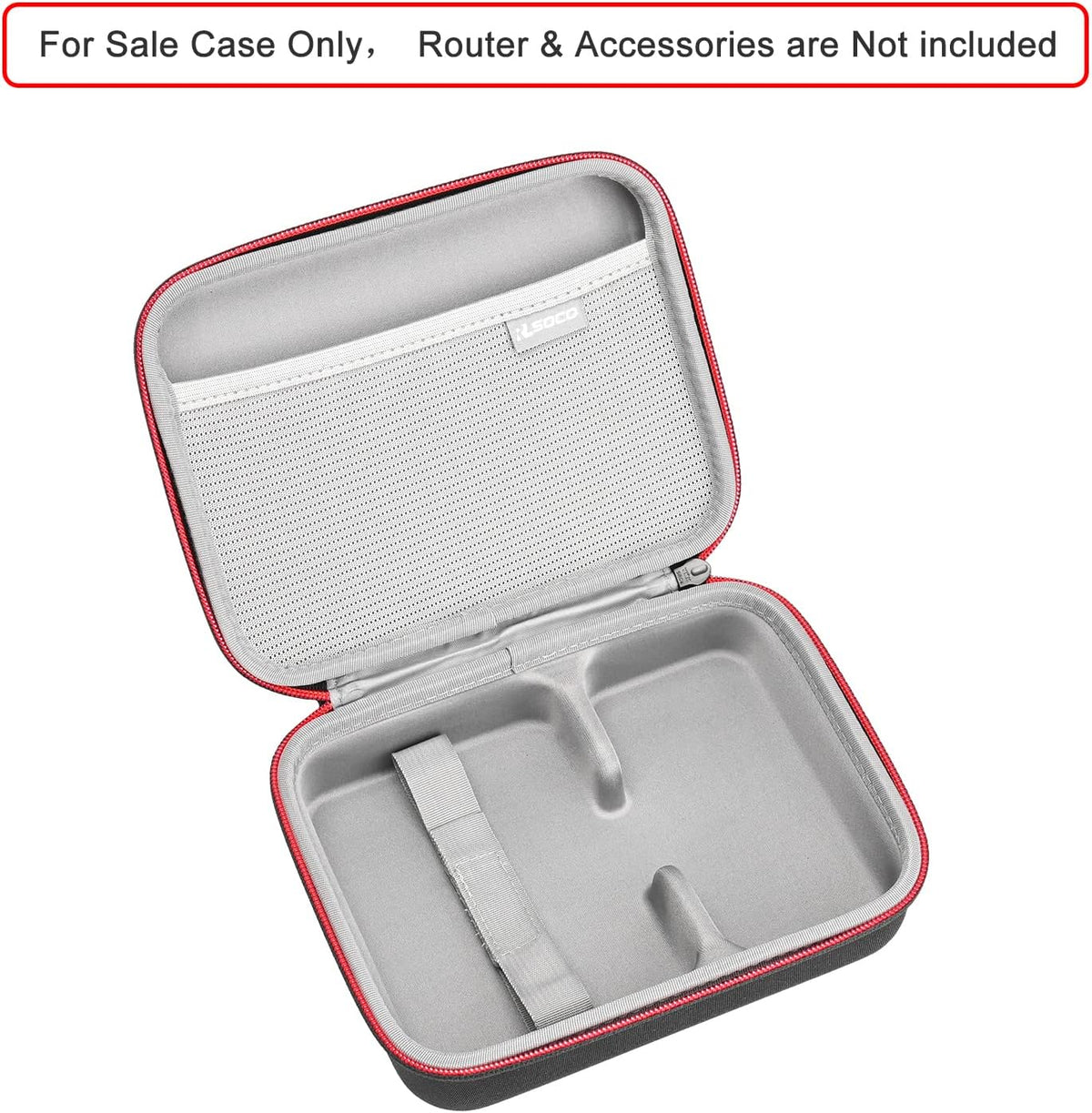 RLSOCO Carrying Case for GL.iNet GL-SFT1200/GL-MT3000/GL-BE3600/GL-AXT1800/GL-MT3600BE/GL-A1300/GL-BE1000 Pocket-Sized Wi-Fi 6 Travel Router,AC Adapter and Data Cable (Case Only)