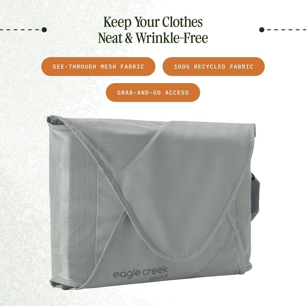 Eagle Creek Pack-It Reveal Garment Folder, Large, Storm Grey
