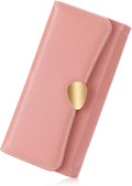 FALAN MULE Wallets for Women Trifold Wristlet Wallets Large Capacity RFID Blocking Ladies Purse Credit Card Holder