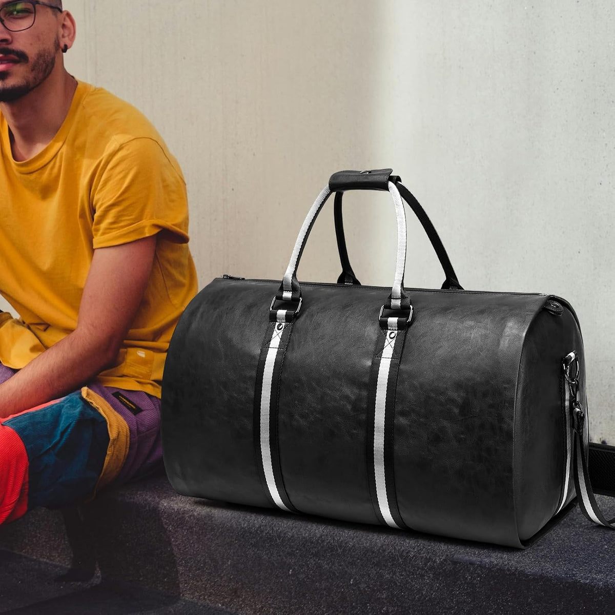 2 in 1 Carry on Convertible Garment Bags Duffel Suit Bag Travel
